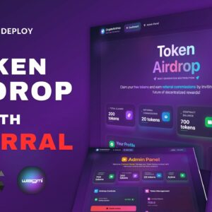 ERC20 Token Airdrop DApp with Referral