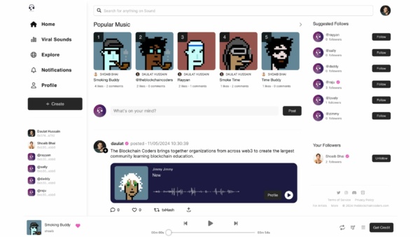 Blockchain Müzik Platformu (MERN Stack) (Kaynak Kodlu)