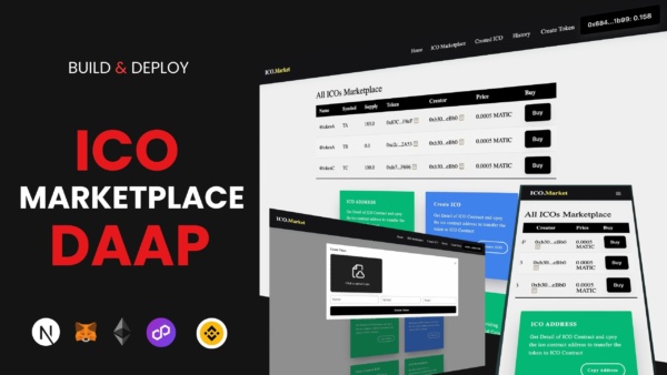 ICO Pazaryeri ve Token Oluşturucu (Kaynak Kodlu)