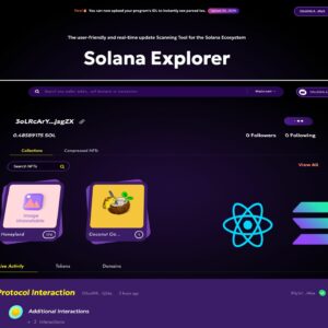Solana Blockchain Explorer Projesi (Kaynak Kodlu)
