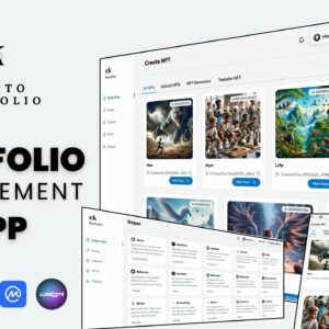 Kripto Portföy Dapp (NFT & ERC20) (Kaynak Kodlu)