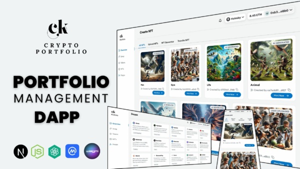 Kripto Portföy Dapp (NFT & ERC20) (Kaynak Kodlu)