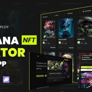 Solana NFT Oluşturucu (Next.js) (Kaynak Kodlu)