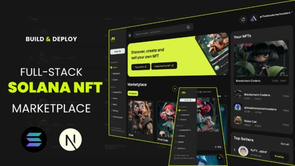 Solana NFT Pazaryeri (Full Stack) (Kaynak Kodlu)