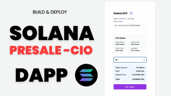 Solana ICO Ön Satış Scripti (Kaynak Kodlu)