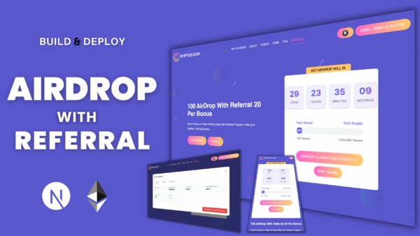 Referral ile Token Airdrop Scripti (Kaynak Kodlu)