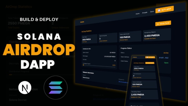 Gelişmiş Solana Airdrop Dapp (Rust ile) (Kaynak Kodlu)