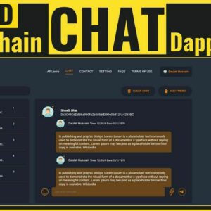 Blockchain Sohbet Uygulaması (Kaynak Kodlu)