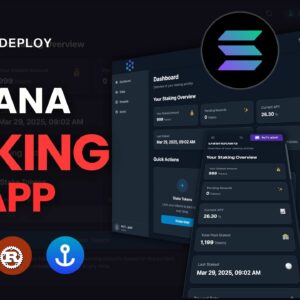 Solana Stake Dapp (Rust + Next.js) (Kaynak Kodlu)