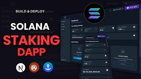 Solana Stake Dapp (Rust + Next.js) (Kaynak Kodlu)