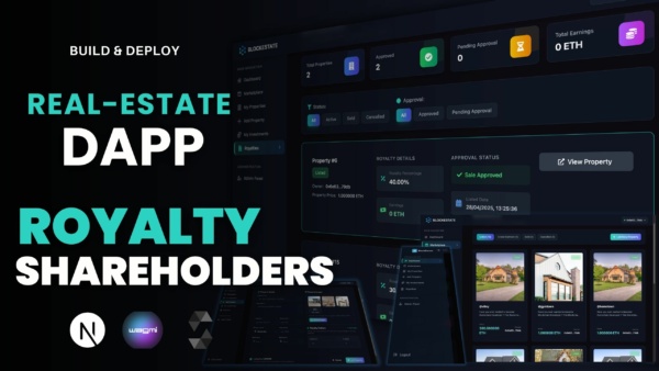 Royalty Destekli Emlak Dapp Projesi (Kaynak Kodlu)