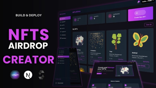 NFT Airdrop ve Yönetim Paneli (Kaynak Kodlu)