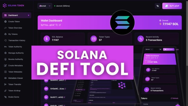 Solana DeFi Araçları Platformu (Kaynak Kodlu)